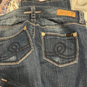 7 for all mankind boot cut it wide leg jeans size 14 never worn